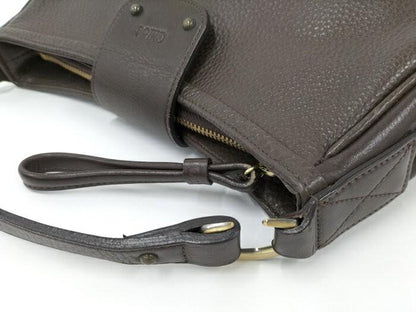 Chloe Shoulder Bag Purse Leather Brown Authentic