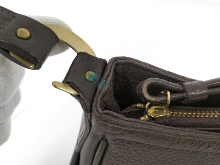 Chloe Shoulder Bag Purse Leather Brown Authentic