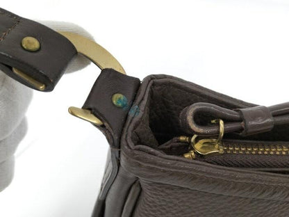 Chloe Shoulder Bag Purse Leather Brown Authentic