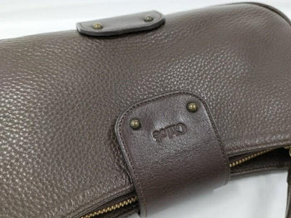 Chloe Shoulder Bag Purse Leather Brown Authentic