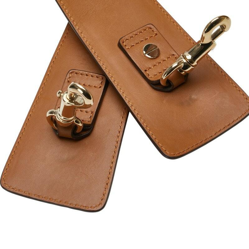 Chloe Hand Shoulder Bag Tote Purse 2way Leather Brown Authentic