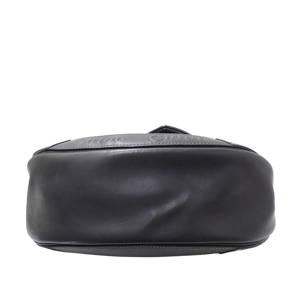 Chloe Shoulder Bag Purse Eden Leather Black Authentic