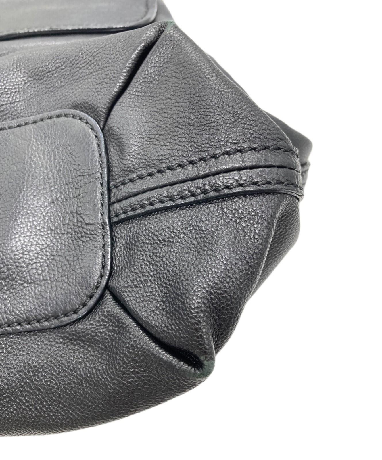 Chloe Hand Shoulder Bag Tote Purse 2way ELSIE Black Authentic