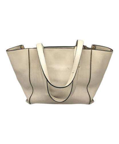 Chloe Hand Bag Tote Purse Milo Beige Authentic