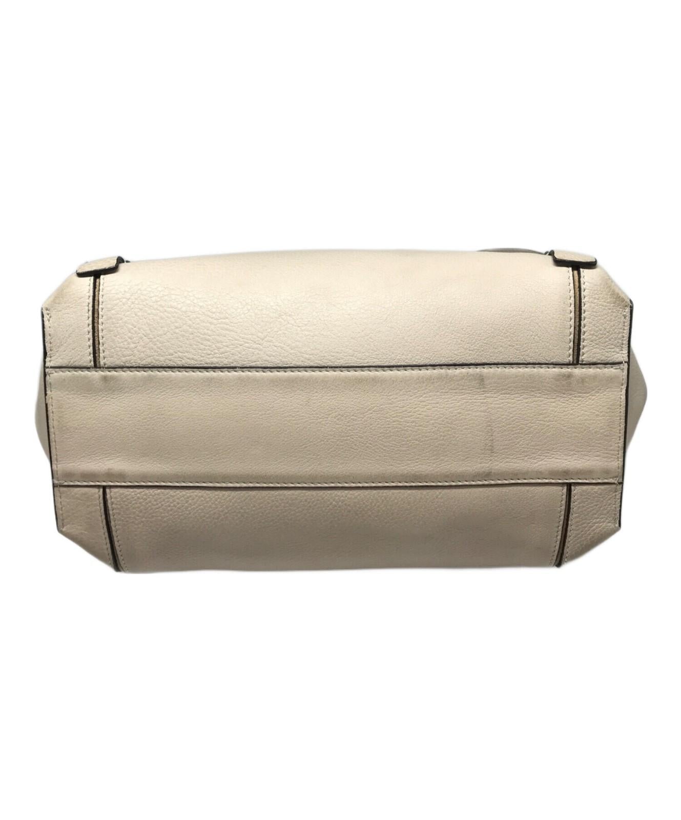 Chloe Hand Bag Tote Purse Milo Beige Authentic