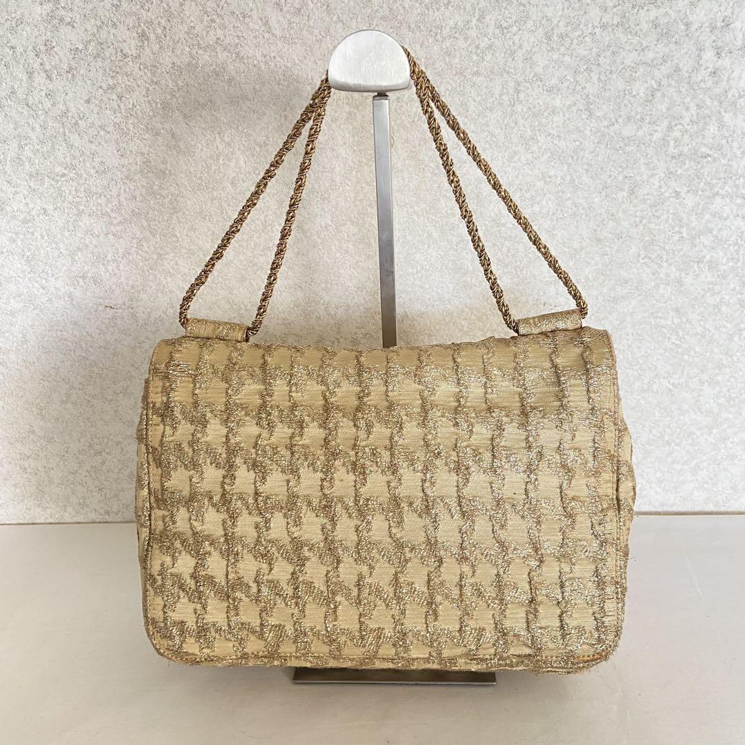 Chloe Shoulder Bag Purse 2way Elsie Gold Authentic