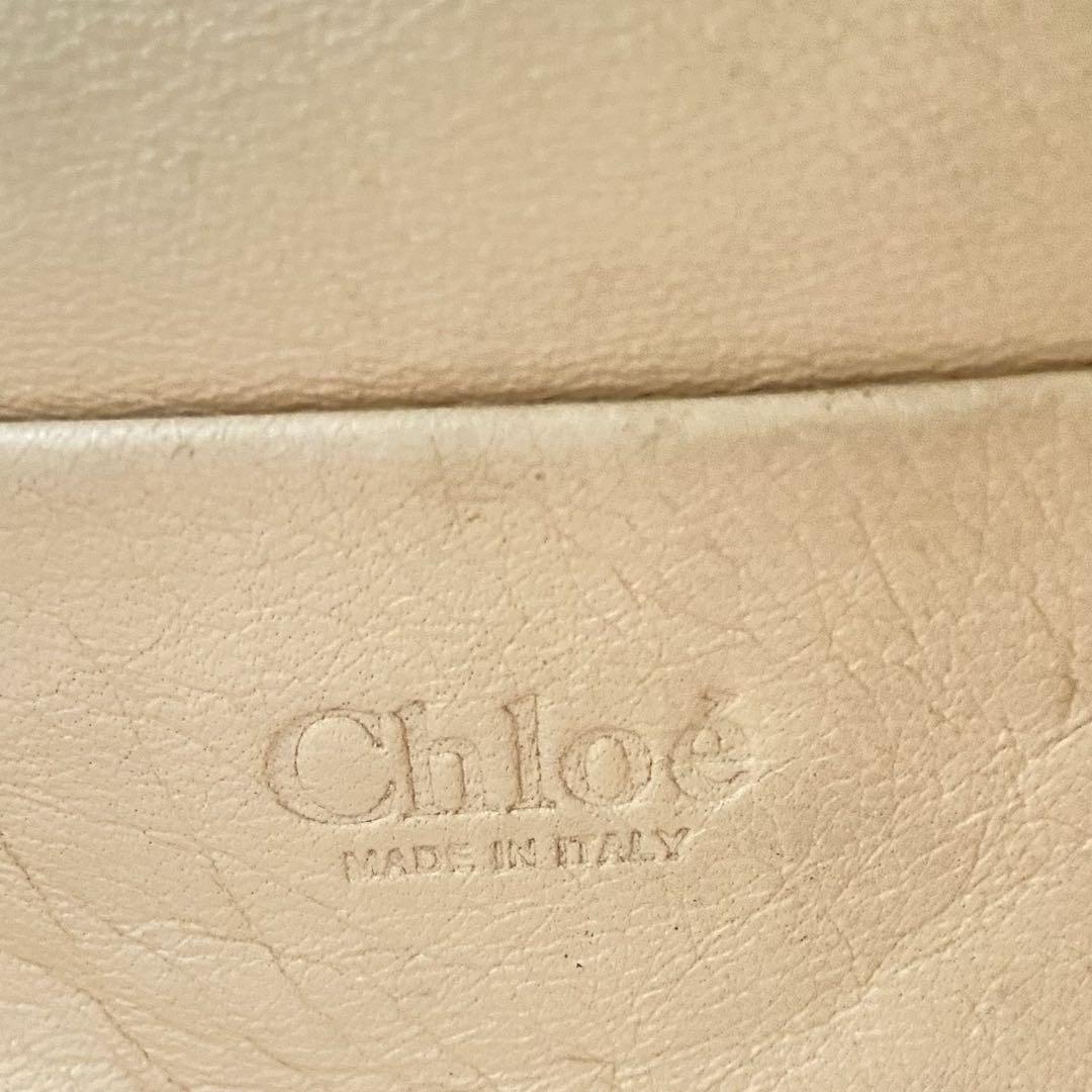Chloe Shoulder Bag Purse 2way Elsie Gold Authentic