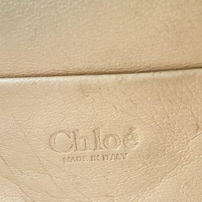 Chloe Shoulder Bag Purse 2way Elsie Gold Authentic