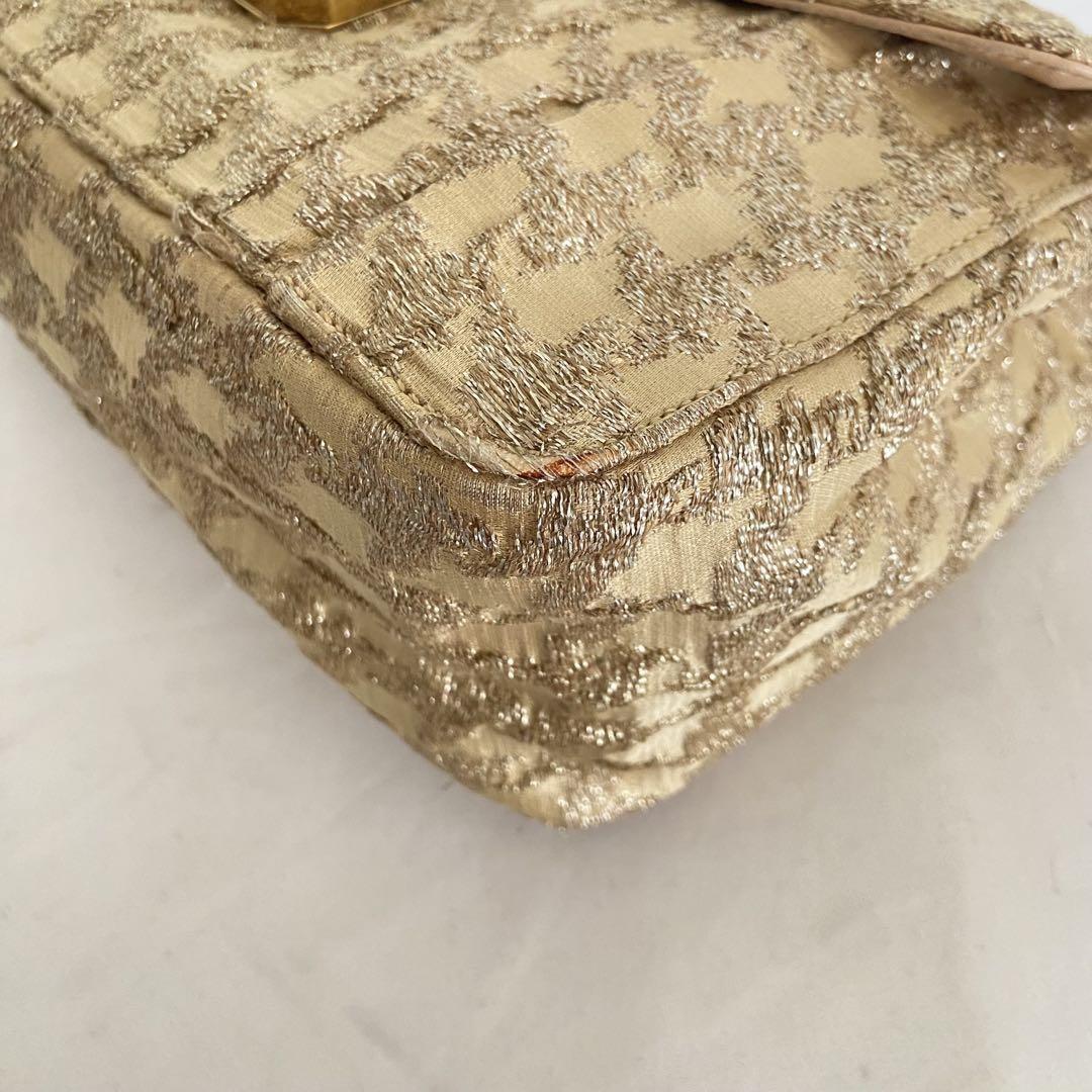 Chloe Shoulder Bag Purse 2way Elsie Gold Authentic