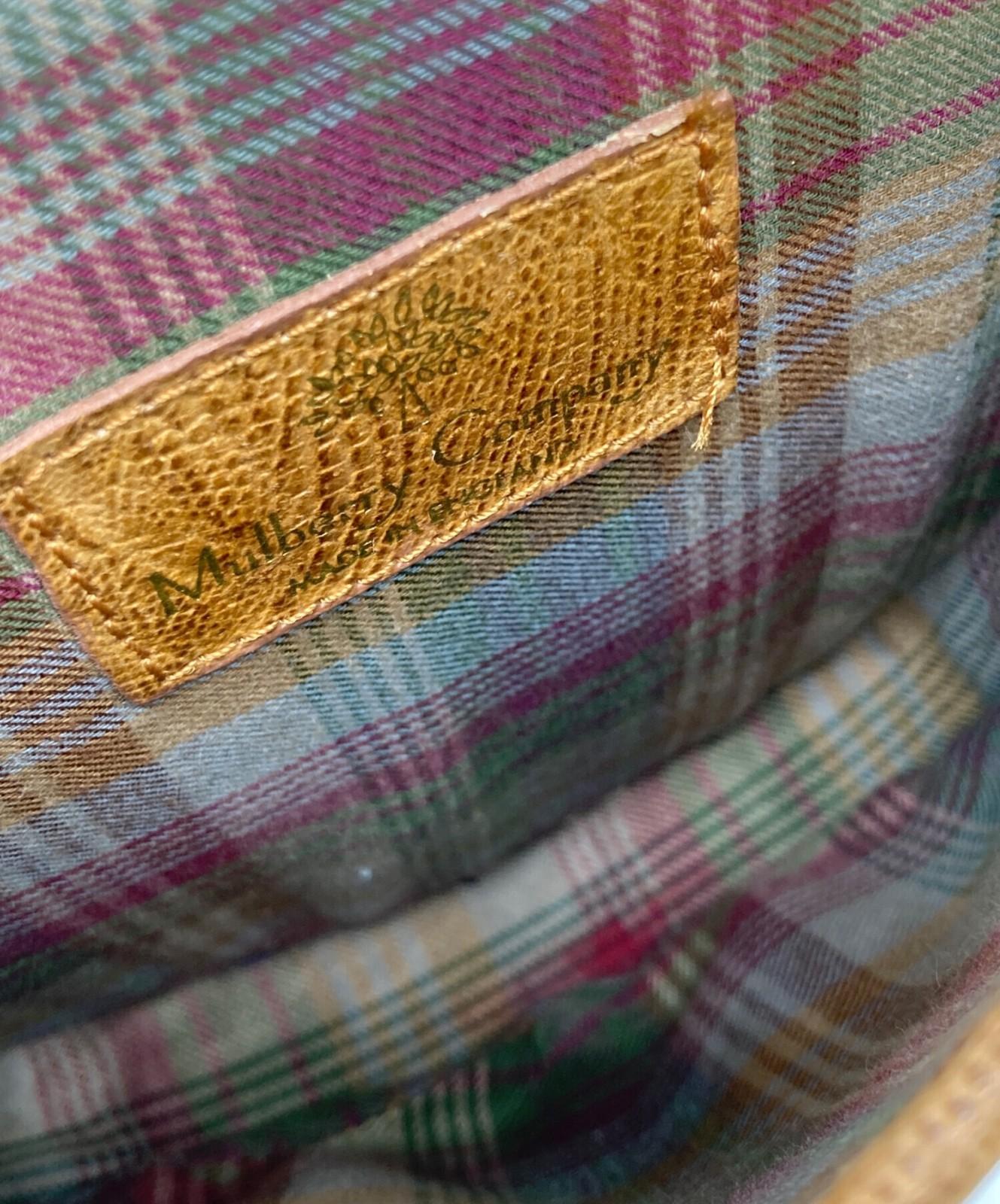 MULBERRY Shoulder Bag Purse Brown Authentic