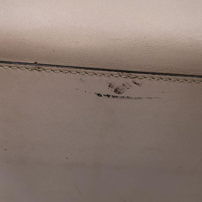 FENDI Hand Shoulder Bag Tote Purse 2way Greige Authentic