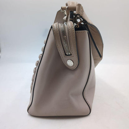 FENDI Hand Shoulder Bag Tote Purse 2way Greige Authentic