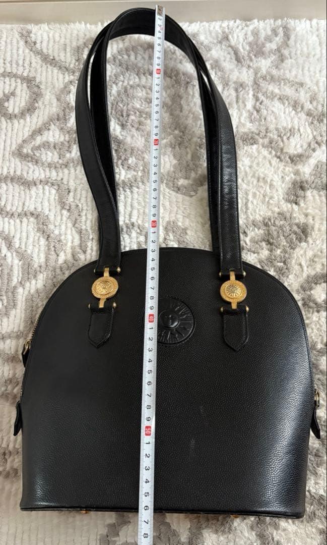 VERSACE Hand Shoulder Bag Tote Purse Sunburst Authentic