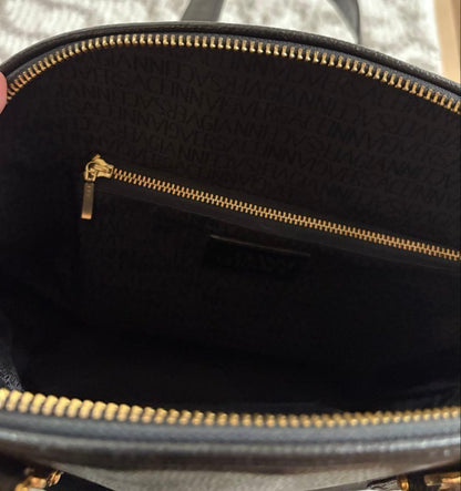 VERSACE Hand Shoulder Bag Tote Purse Sunburst Authentic