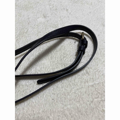 VERSACE Shoulder Bag Purse Black Authentic