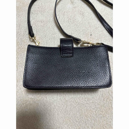 VERSACE Shoulder Bag Purse Black Authentic