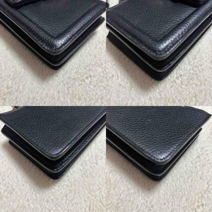 VERSACE Shoulder Bag Purse Black Authentic