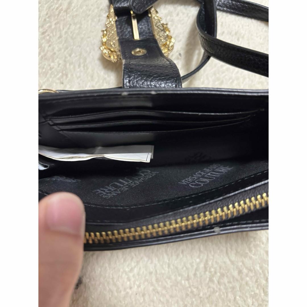 VERSACE Shoulder Bag Purse Black Authentic