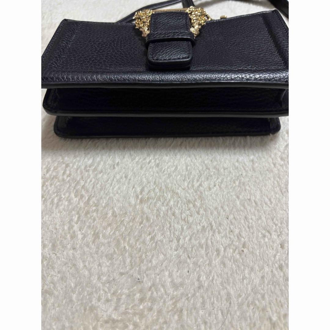 VERSACE Shoulder Bag Purse Black Authentic
