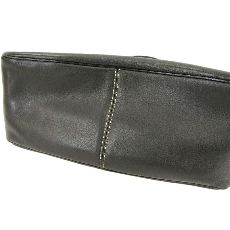 CELINE Hand Bag Tote Purse Boogie Leather Black Authentic