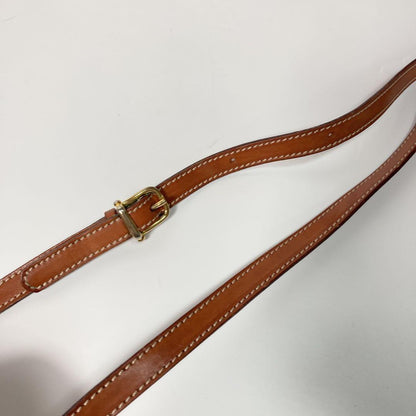 CELINE shoulder bag Macadam Purse PVC Beige Brown Authentic Women's Used