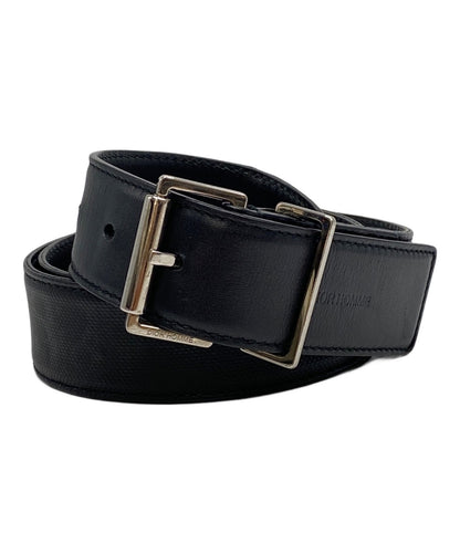 Dior HOMME Men's Belt Leather Black Authentic