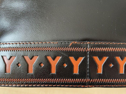 Saint Laurent Shoulder Bag Purse YSL Leather Black Authentic