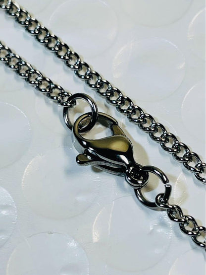 GUCCI Necklace Pendant Smart G logo Silver 925 Unisex Accessory Authentic