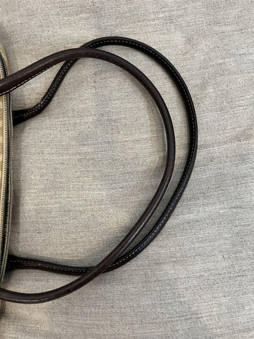 Valentino Small Shoulder Bag Purse Beige Authentic