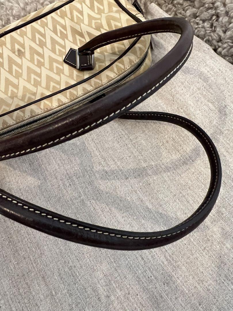 Valentino Small Shoulder Bag Purse Beige Authentic