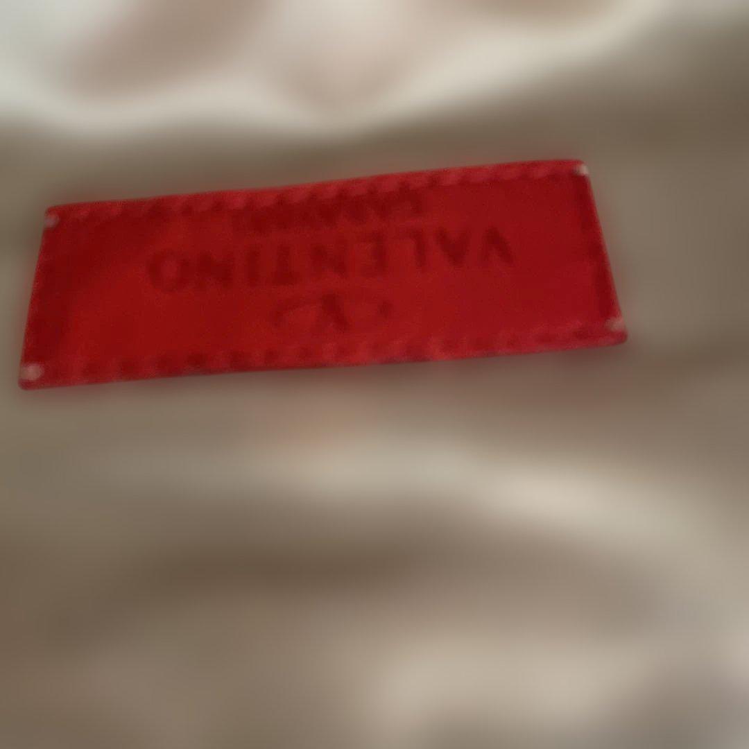 Valentino Garavani Hand Bag Tote Purse Boston Bag Satin Green Authentic