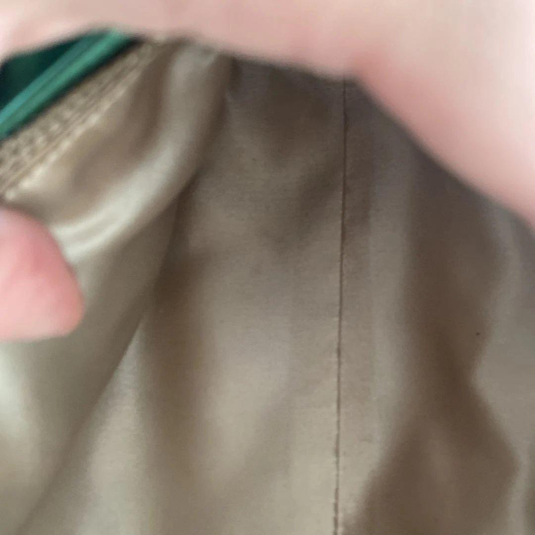 Valentino Garavani Hand Bag Tote Purse Boston Bag Satin Green Authentic