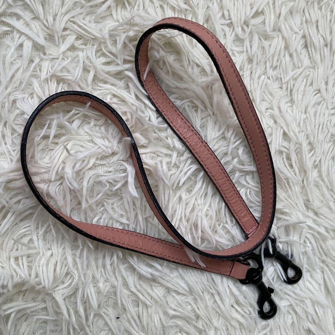 Valentino Garavani Hand Shoulder Bag Tote Purse 2way Leather Pink Authentic