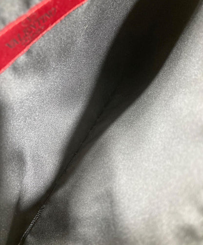 Valentino Clutch Bag Second Bag Rockstuds Black Authentic