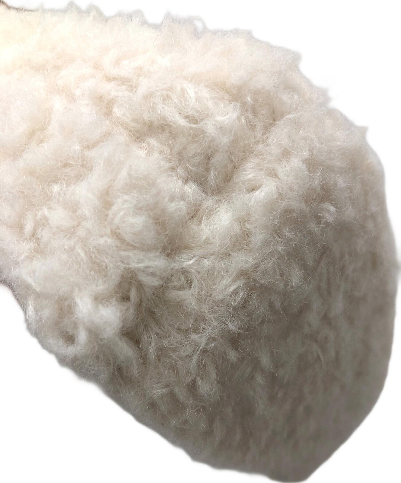 Chloe Hand Shoulder Bag Tote Purse 2way CHLOE KID Logo White Brown Authentic