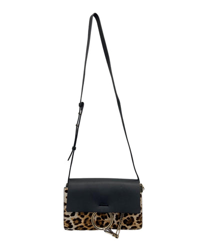 Chloe FAYE SMALL Shoulder Bag Purse Black Authentic