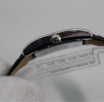 FENDI Quartz Watch Wristwatch Logo Black Silver Women's Authentic