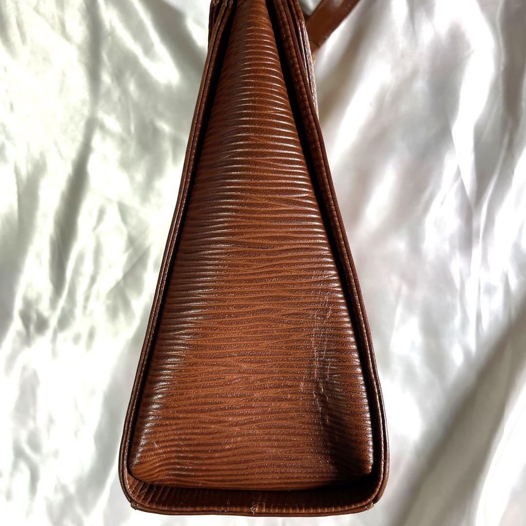 Valentino Garavani Shoulder Bag Purse 2way Leather Brown Authentic