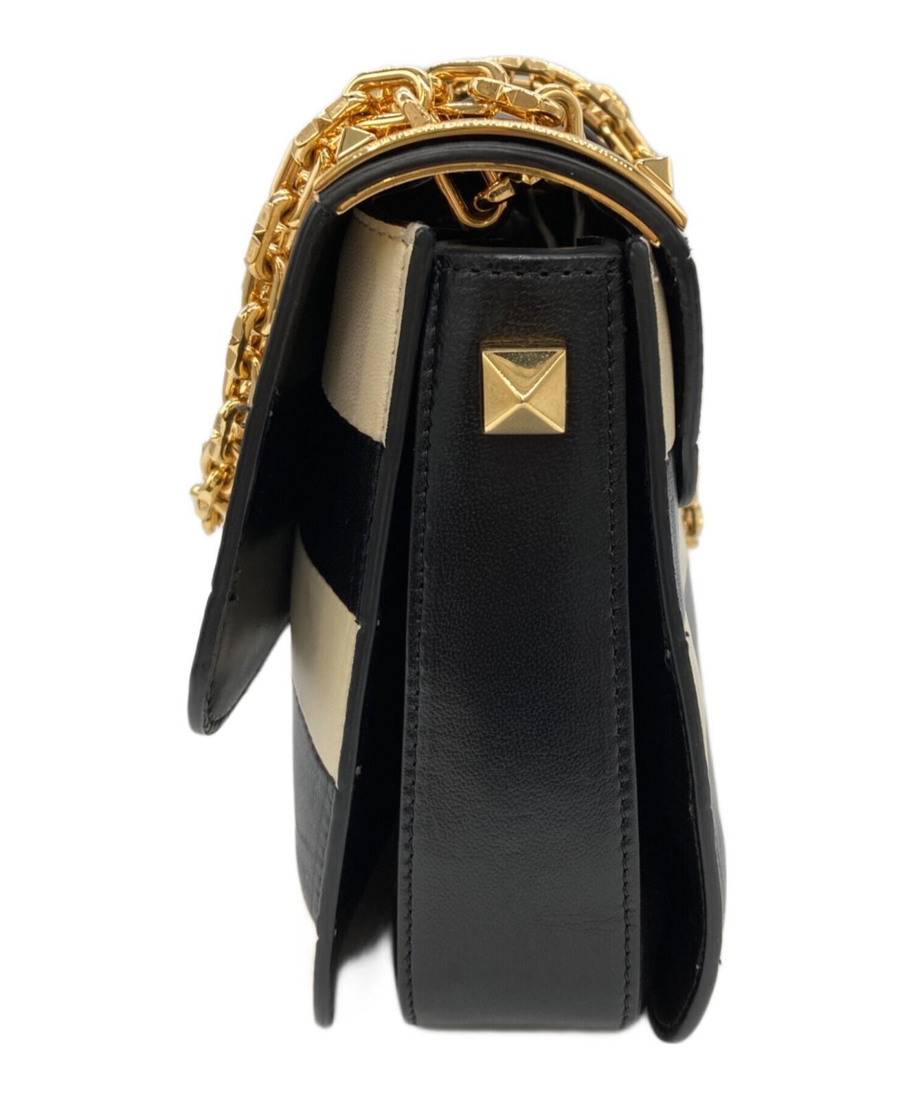 Valentino Garavani Shoulder Bag Purse Leather Authentic