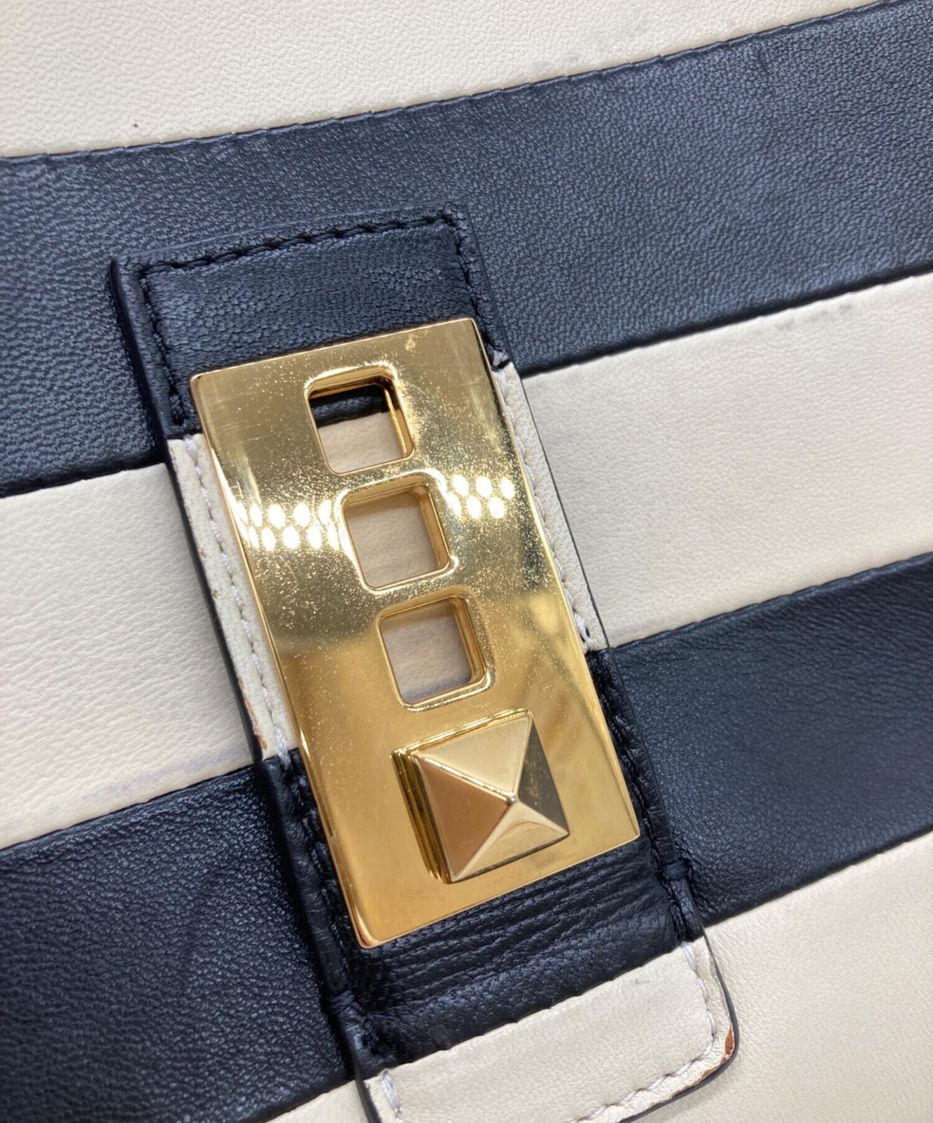 Valentino Garavani Shoulder Bag Purse Leather Authentic