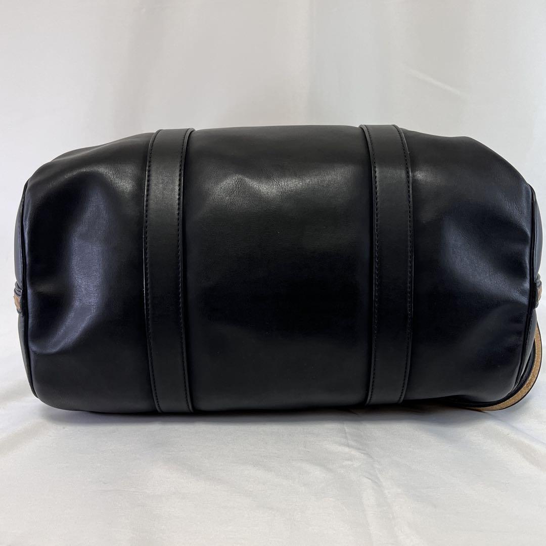 Chloe Boston Bag Shoulder Bag Purse Leather Black Authentic