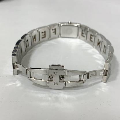 FENDI 3150L Quartz Watch Wristwatch Logo Pink Gold Women's Authentic