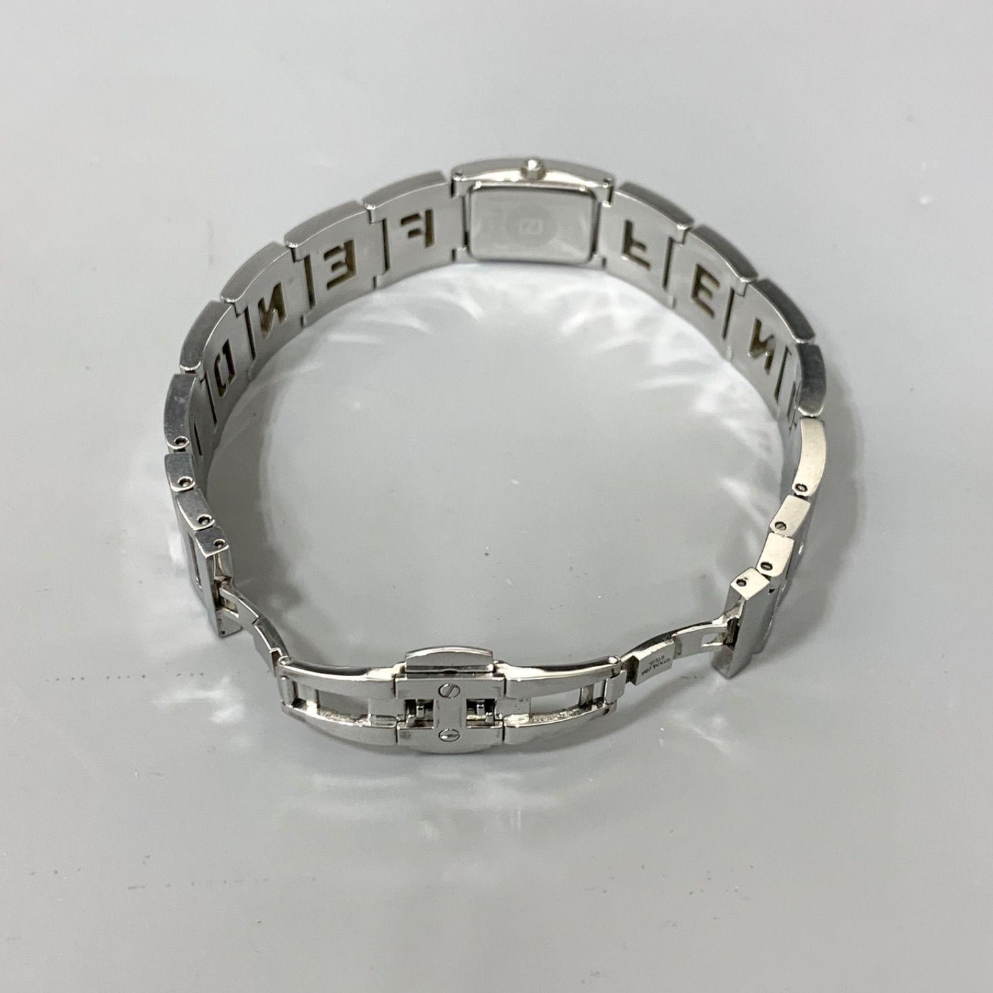 FENDI 3150L Quartz Watch Wristwatch Logo Pink Gold Women's Authentic