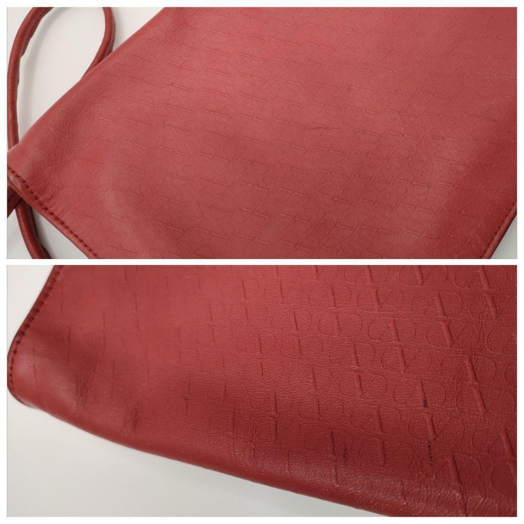 Valentino Shoulder Bag Purse Leather Red Authentic