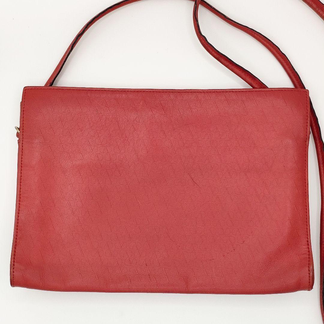 Valentino Shoulder Bag Purse Leather Red Authentic