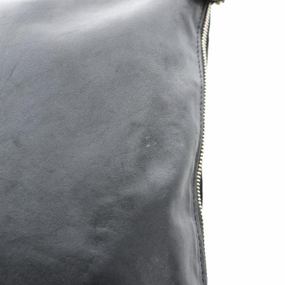 Valentino Garavani Clutch Bag Second Bag Rockstuds Leather Black Authentic