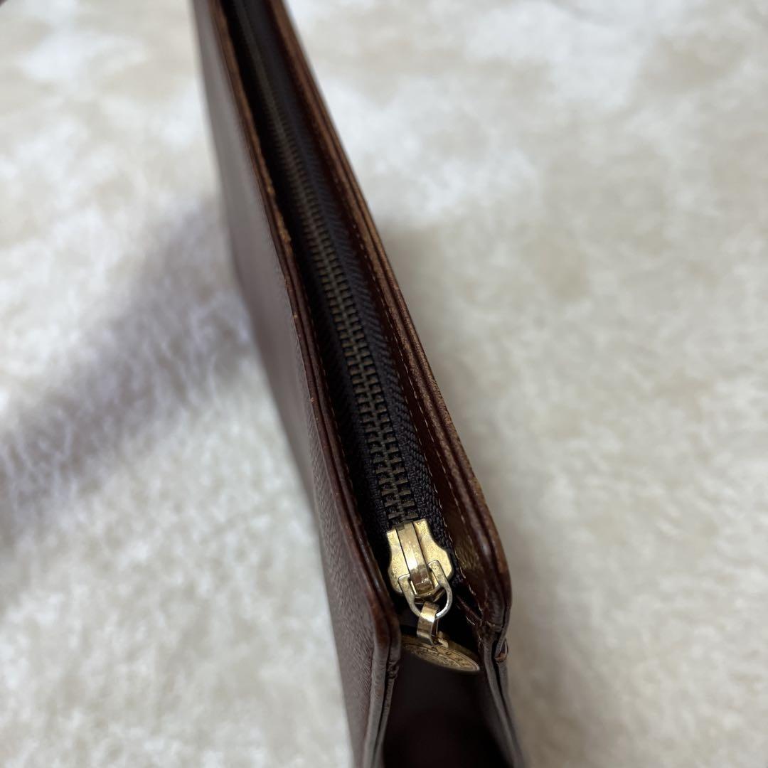 Saint Laurent Clutch Bag Second Bag Circle Logo Authentic