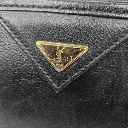Saint Laurent Clutch Bag Second Bag YSL Cassandra Leather Authentic