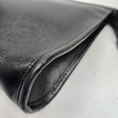 Saint Laurent Clutch Bag Second Bag YSL Cassandra Leather Authentic