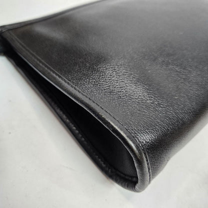 Saint Laurent Clutch Bag Second Bag YSL Cassandra Leather Authentic